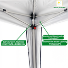 Tenda Articulada Gazebo 3x3m Articulado Alumínio Praia Campin