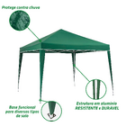 Tenda Articulada Gazebo 3x3m Articulado Alumínio Praia Campin