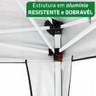 Tenda Articulada Gazebo 3x3m Articulado Alumínio Praia Campin
