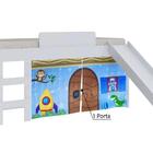 Tenda Cortina Fun Azul Casatema