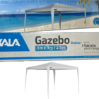 Tenda Gazebo 3x3m Branco Aço Poliéster Kala