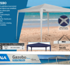 Tenda Gazebo 3x3m Branco Aço Poliéster Kala