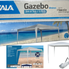 Tenda Gazebo 3x3m Branco Aço Poliéster Kala