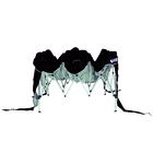 Tenda Gazebo Articulado Alumínio e Poliéster Preto 3x3m X-Flex Oxford Mor