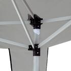 Tenda Gazebo Praia Dobrável Preta Sanfonada 3 X 3 M Mor