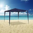 Tenda Praia Gazebo 3x3m Rafia Com Bolsa De Transporte Mor
