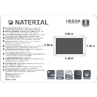 Tenda Suspensa Branco Hegoa Retangular 295x400cm Naterial