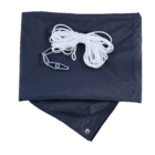 Tenda Suspensa Cinza Hegoa Triangular 360x360cm Naterial