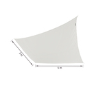 Tenda Suspensa Poliéster Retangular Hegoa Branco 295x400cm Naterial