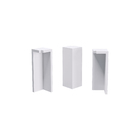 Terminal Canto Externo Branco 7cm Santa Luzia