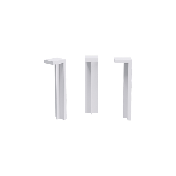 Terminal De Centro Branco 7cm Santa Luzia