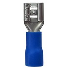 Terminal Faston Fêmea 2,5mm² Azul 100 Unidades