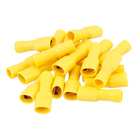 Terminal Fêmea Total-Isolado PVC Amarelo 4,0x6,0mm² 20Pçs Sforplast