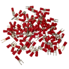 Terminal Forquilha Garfo Isolado M3 0,25-1,60mm 100pçs  FR246