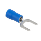 Terminal Forquilha Pré-Isolado Azul 1,5x2,5mm² M6 20Pçs Sforplast