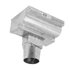 Terminal Galvanizada Moldura Bocal Corte 28cm Esquerdo Calha Forte