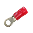 Terminal Isolado Simples Olhal Furo M5 Vermelho 10-8 Awg Crim