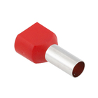 Terminal Isolado Tubolar Duplo Vermelho 10mm² C14 20Pçs Sforplast