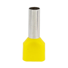 Terminal Isolado Tubolar Duplo Amarelo 6,0mm² C14 20Pçs Sforplast