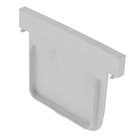 Terminal para Fechamento de canaleta com Baixa Vazão de Polipropileno Cinza Odem