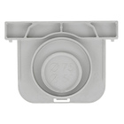 Terminal para Fechamento de canaleta com Baixa Vazão de Polipropileno Cinza Odem