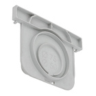 Terminal para Fechamento de canaleta com Baixa Vazão de Polipropileno Cinza Odem