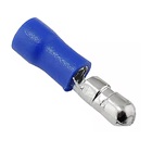 Terminal Pre Isolado Bala Bullet Macho 1,50-2,50 Mm² Azul 100