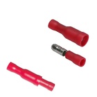 Terminal Pre Isolado Bala Bullet Macho Femea 0,50-1,50 Mm² Vm