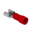 Terminal Pre Isolado Fêmea 6,3mm 0,50-1,50 Mm² Vermelho 100 P
