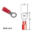 Terminal Pre Isolado Olhal 0,50-1,50 Mm² M5 100 Peças