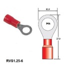 Terminal Pre Isolado Olhal 0,50-1,50 Mm² M6 100 Peças