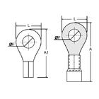 Terminal Pré Isolado Olhal 1,5 A 2,5mm² M6 100 Peças Tpf-2.5-