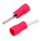 Terminal Pré Isolado Pino 0,50-1,50 Mm² X 12mm Vermelho 100 P