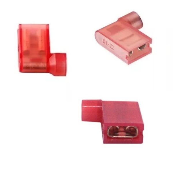 Terminal Total Isolado Bandeira 0,5-1,5 Mm² Vermelho 100 Peças