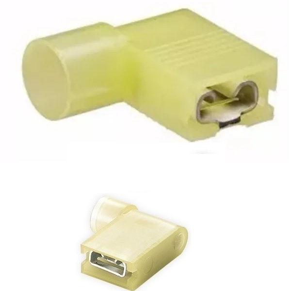 Terminal Total Isolado Bandeira 4,0-6,0 Mm² Amarelo 100 Peças