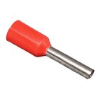 Terminal Tubular Ilhós 1mm 100 Peças Vermelho Soprano