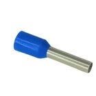 Terminal Tubular Ilhós 2,5mm 100 Peças Azul Soprano