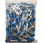 Terminal Tubular Ilhós Simples 16 Mm²  Longo E25mm 100 Peças