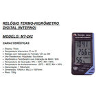 Termo-higrometro Mt-242