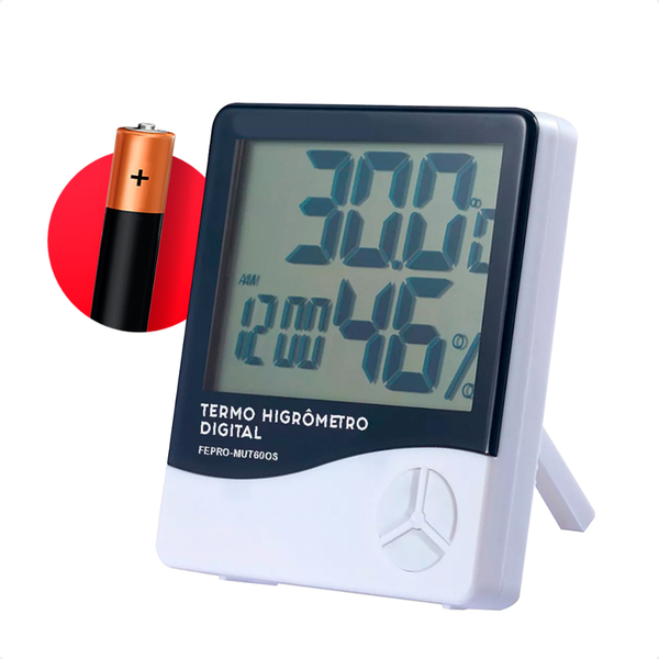 Termo Higrometro Sensor Medidor De Temperatura Umidade Do Ar