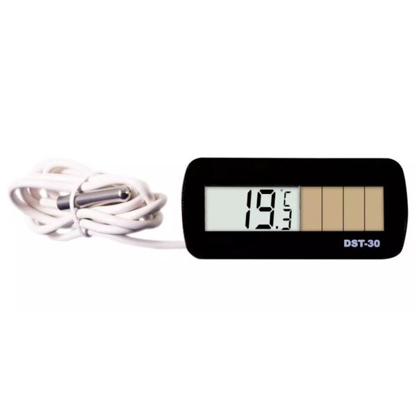 Termômetro Digital Solar Preto -50 A 80°c Com Sensor 3mt