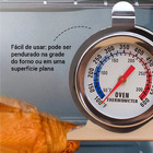 Termômetro Forno Aço Inox  6x7x4cm