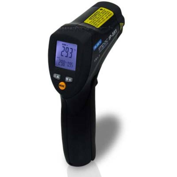 Termômetro Infravermelho Com Dupla Mira Laser 550°c Ip-551