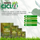 Terra Vegetal Novo Ciclo 36l Para Jardins E Vasos