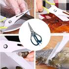 Tesoura 2 Em 1 Multifuncional Desmontável Peixe Inox Prana