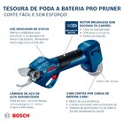 Tesoura Bosch Pro Pruner Sem Baterias E Carregador