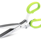 Tesoura Com 5 Lâminas Para Cortar Picar Temperos Saladas Comi