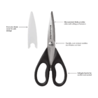 Tesoura De Cozinha Multiuso Preta Kitchenaid