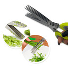 Tesoura De Cozinha Para Picar Alimentos Temperos E Ervas 5 Lâ