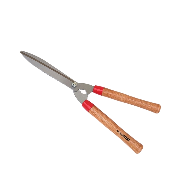 Tesoura de poda Metal com Cabo Madeira 6x18x50cm Momfort